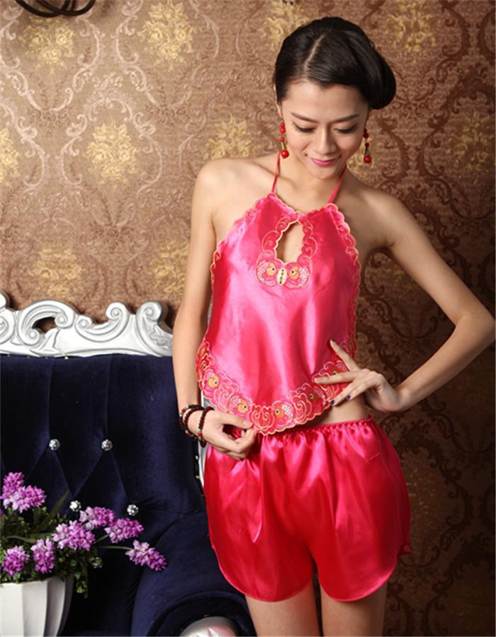 Sweetheart Cutout PJ Shorts Set-Theone Apparel