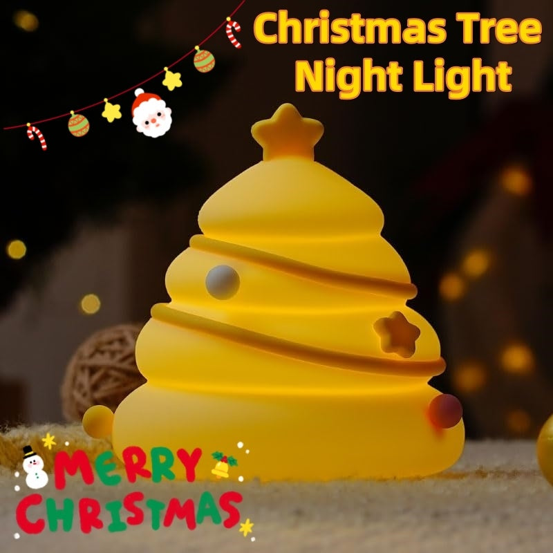 Kerstboom LED USB oplaadbaar Warm Glow Light-Up Night-Light in diverse stijlen