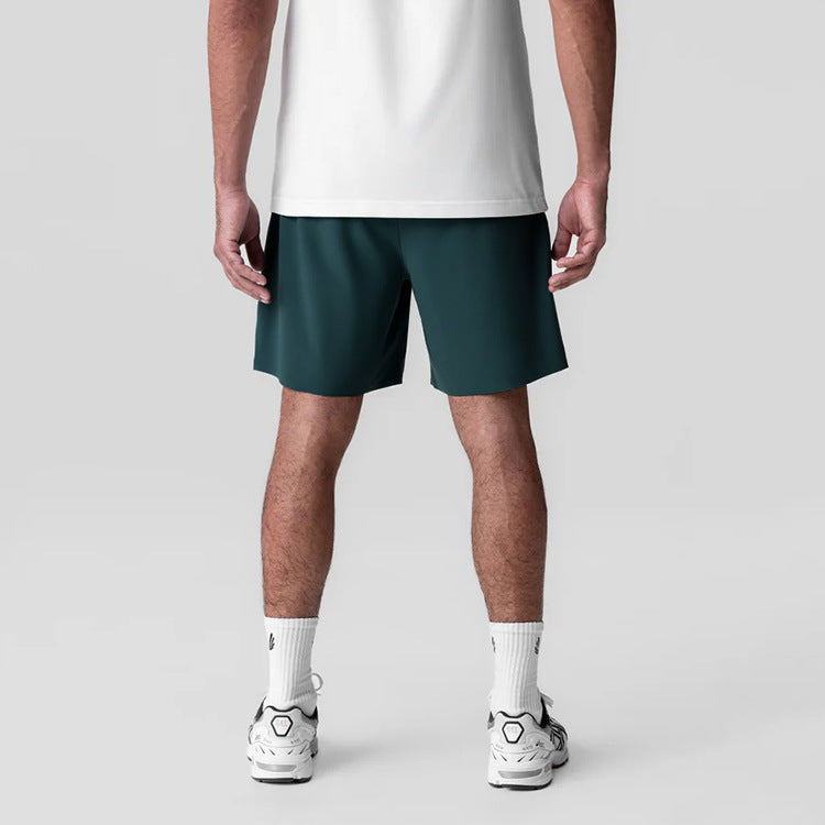 Seamless Performance Shorts with Multi-Pocket Utility Design