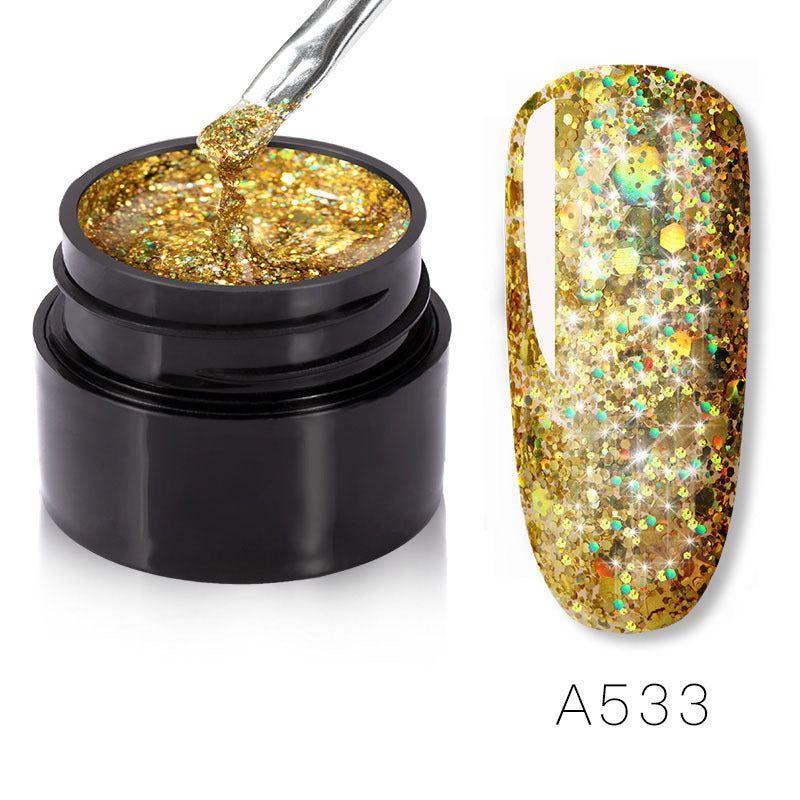 Glittery schittert nagellak in meerdere kleurencombinaties