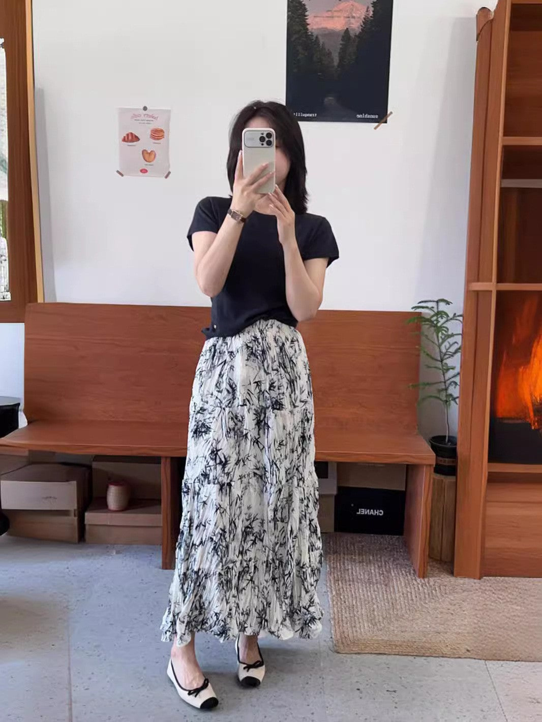 Elastic Waist A-Line Skirt Dress For Comfortable Chic