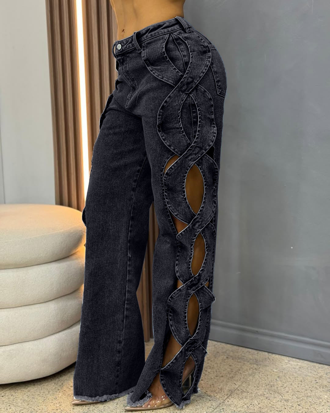 Denim S-Line Side Hollow con atractivo vanguardista