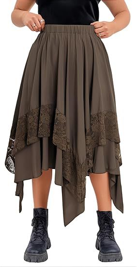 Renaissance-style Pleated Half-skirt With Asymmetrical Pointed Hem Ethereal And Fairy-like