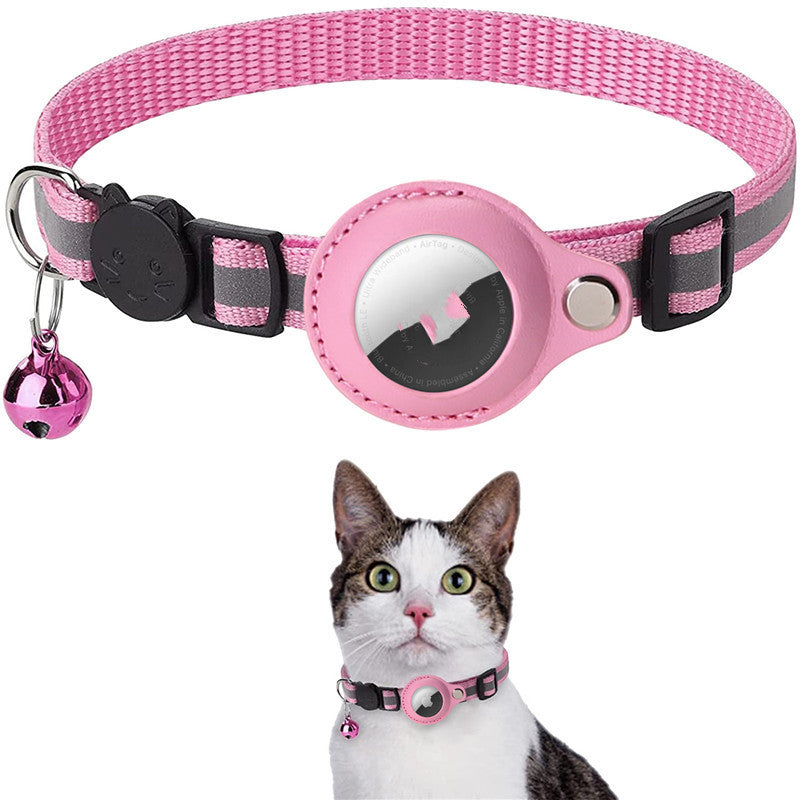 Reflective Waterproof Pet Collar With AirTag Holder Case
