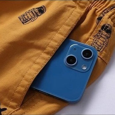 Pantalones de longitud de ajuste relajado que entrega la comodidad de todos los días