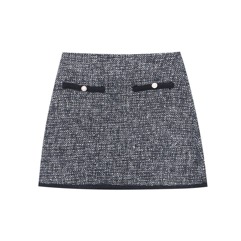 Franse stijl klassieke A-lijn rok voor tijdloze outfits