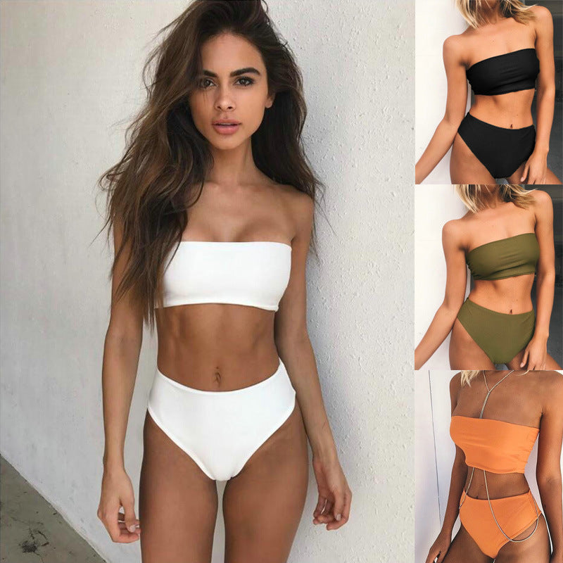 Sexy tweedelige buistop bikini set voor ultieme attractie