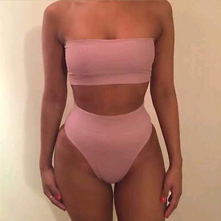 EXPLOSIVE Fashion Edition Must-Have Triangle Shorts Bikini Set