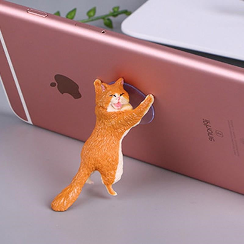 Silicone Cat?Grip Anti?Drop Phone Holder With Strong Suction