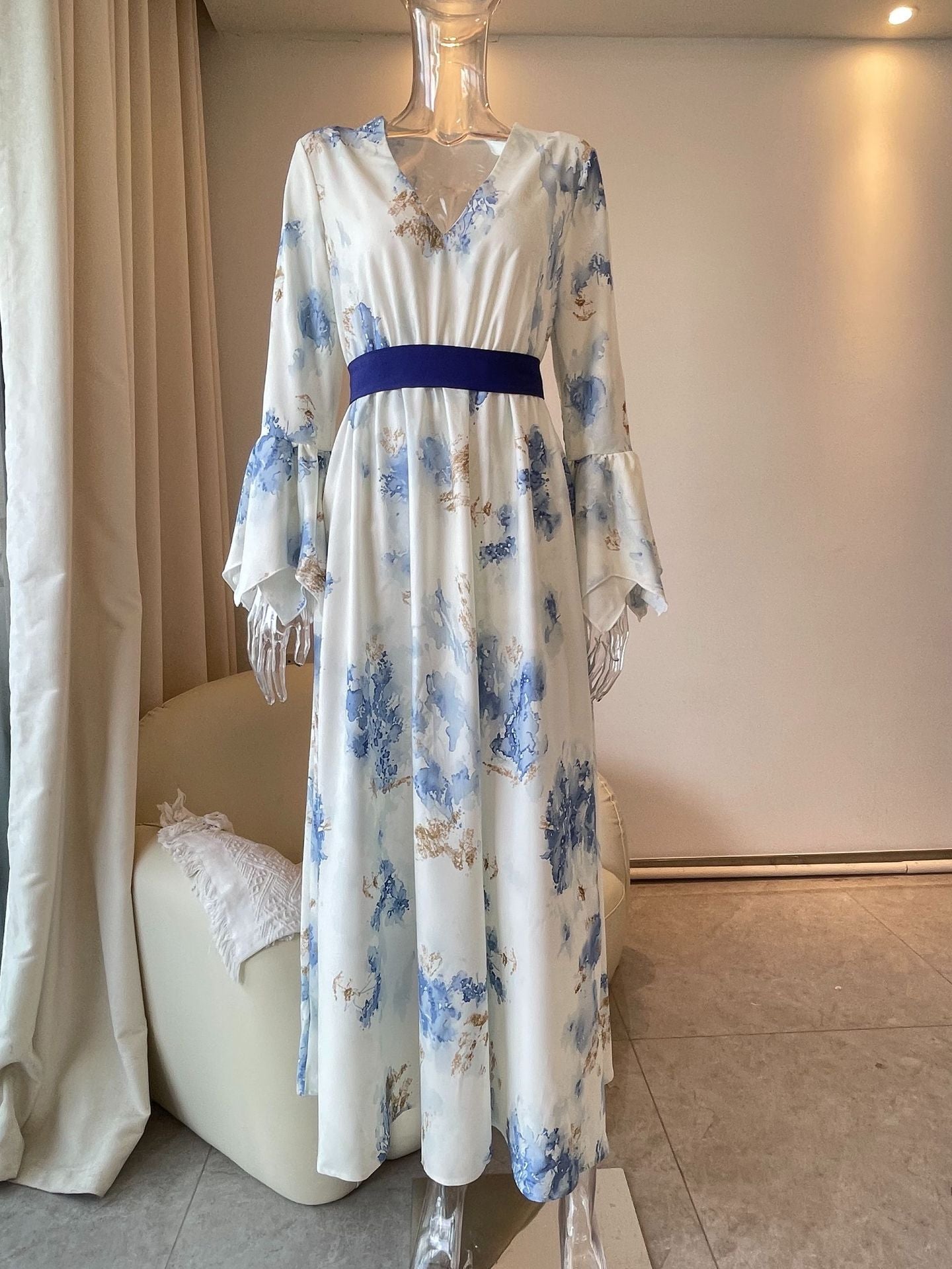 Partybereitete Maxikleid mit hohem Urlaubsdruck