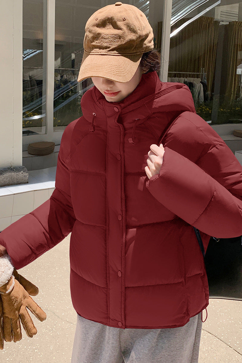 Petite Short Loose Coat To Keep Warm And Flatter Height For Women