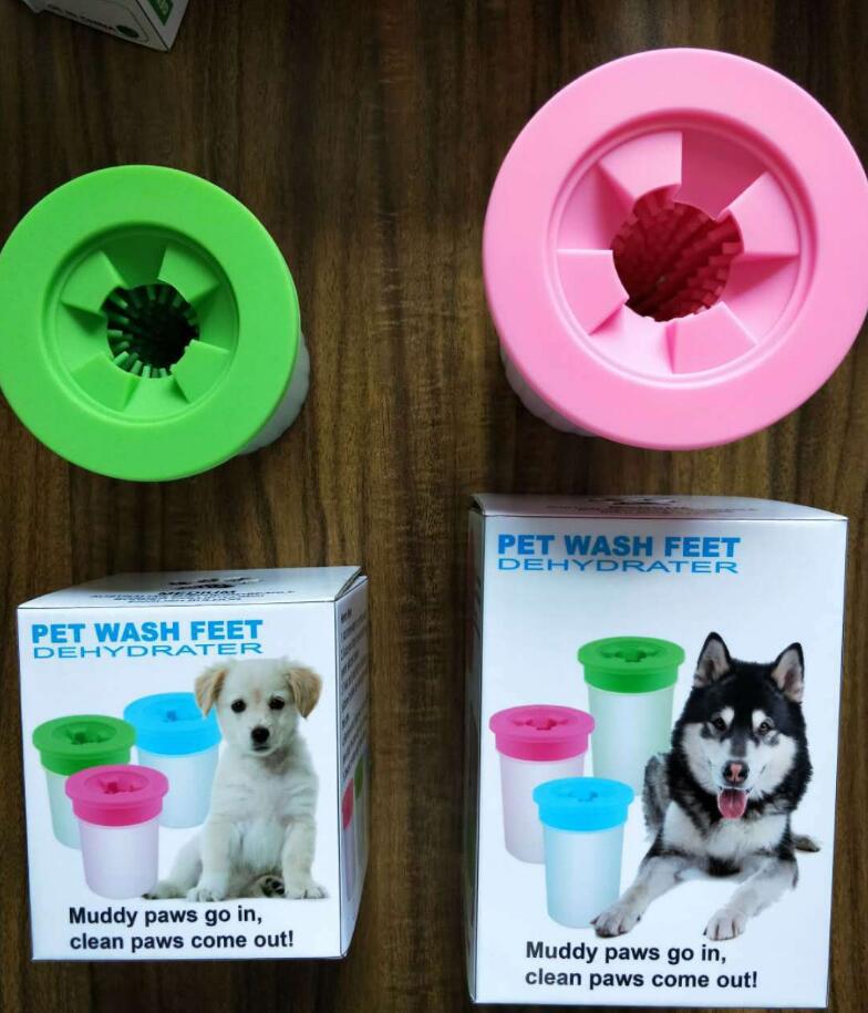 Silicone Dog Paw Washer Cup For Quick Cleaning