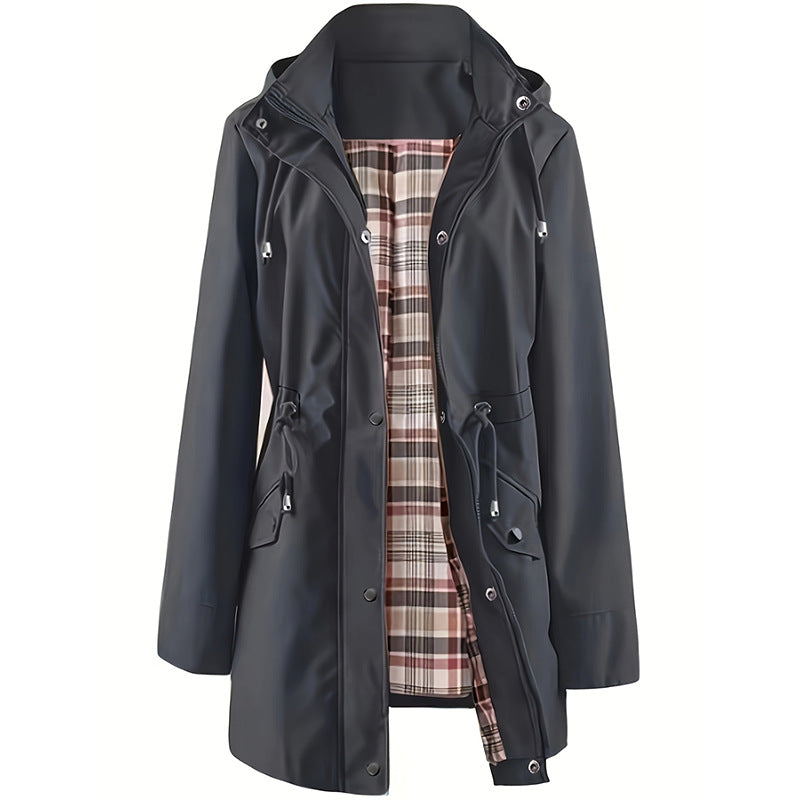 Lightweight Hooded Windbreaker Jacket For Active Outdoor Use And Travel