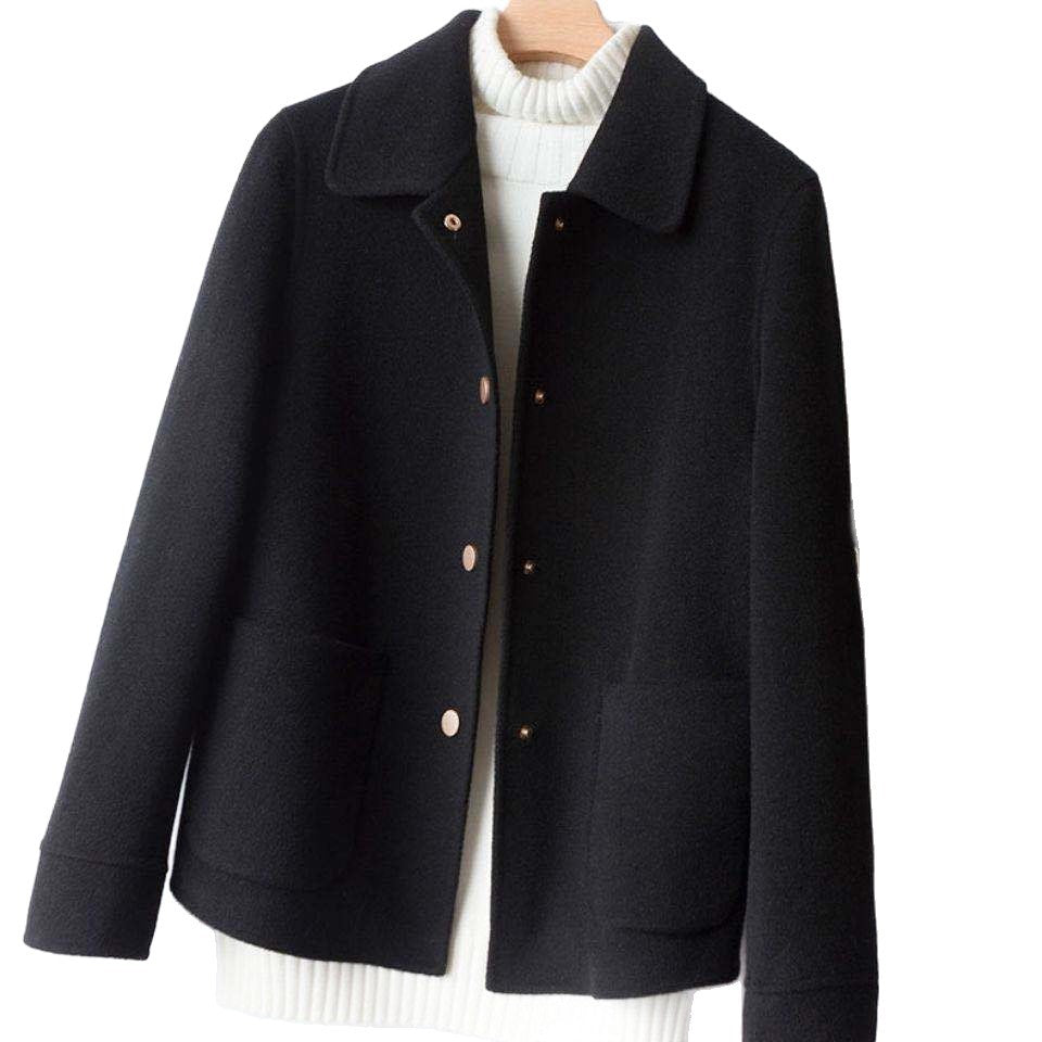 Double-sided Wool Coat For Petite Women