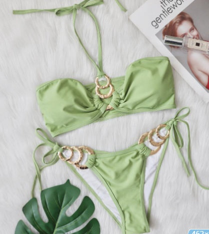 European-Inspired Fashion Bikini for Ladies Summer Beach Days