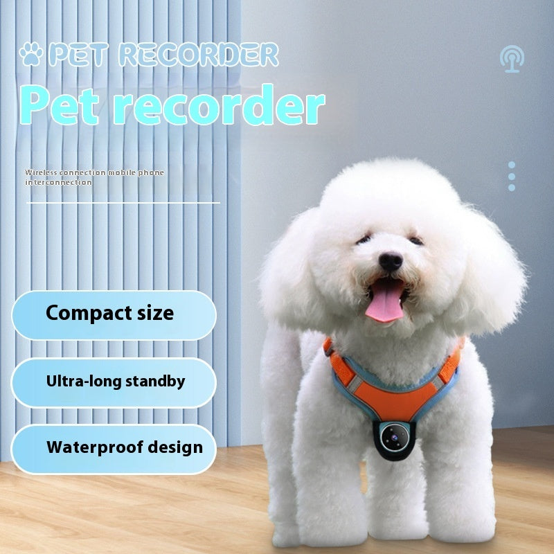 Pet Tracker Collar With Motion Recording Camera