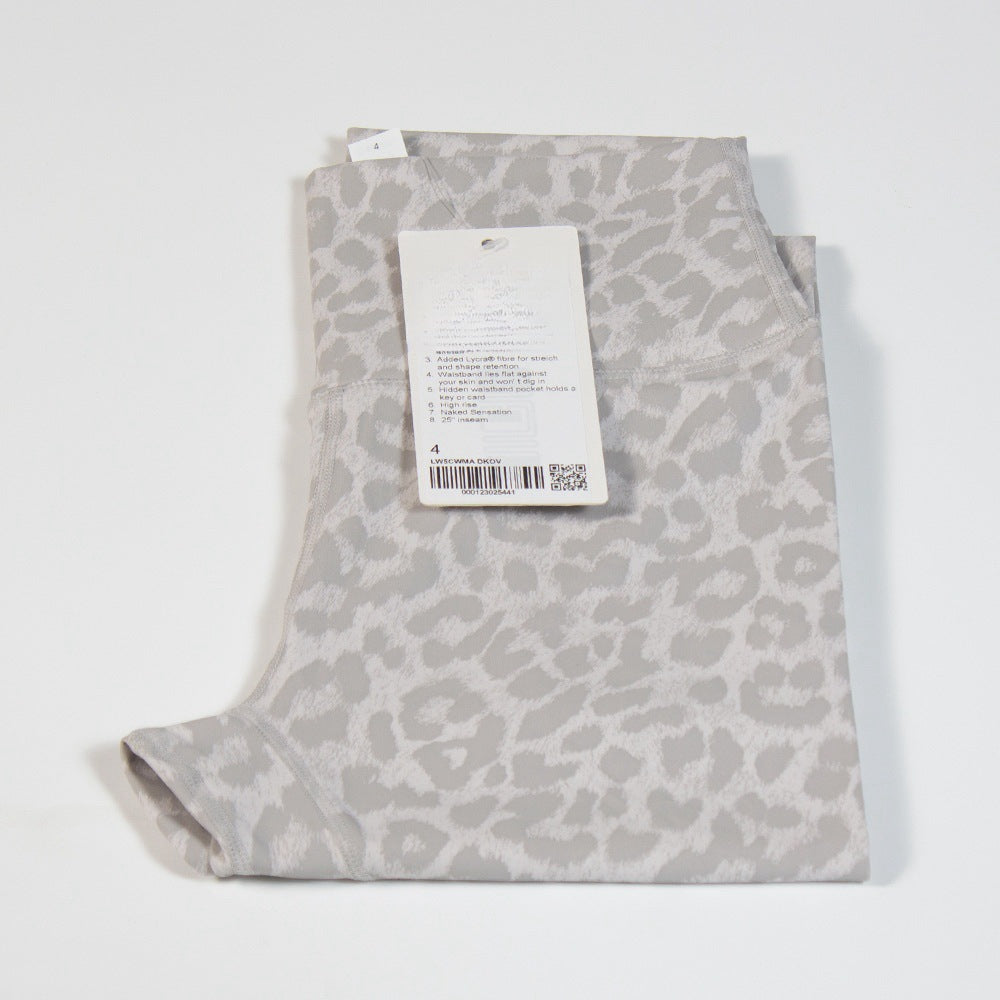 Printed High Waist Nude Feel Skinny Yoga Pants With Bold Prints