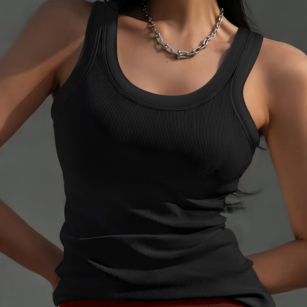 Women's Round-neck Versatile Sleeveless Top