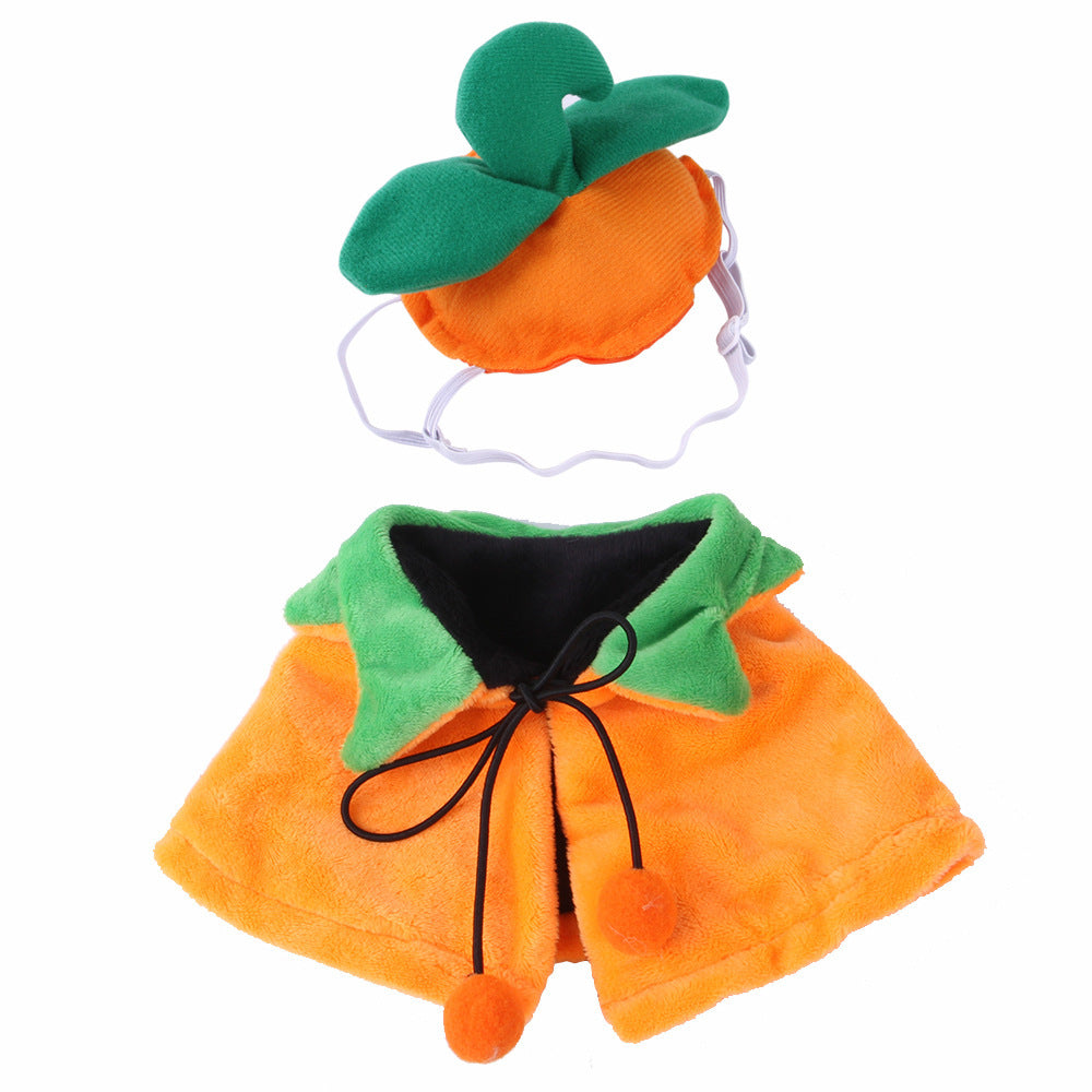 Adorable Pumpkin Jack-O-Lantern Pet Halloween Costume-Style 3-Theone Apparel
