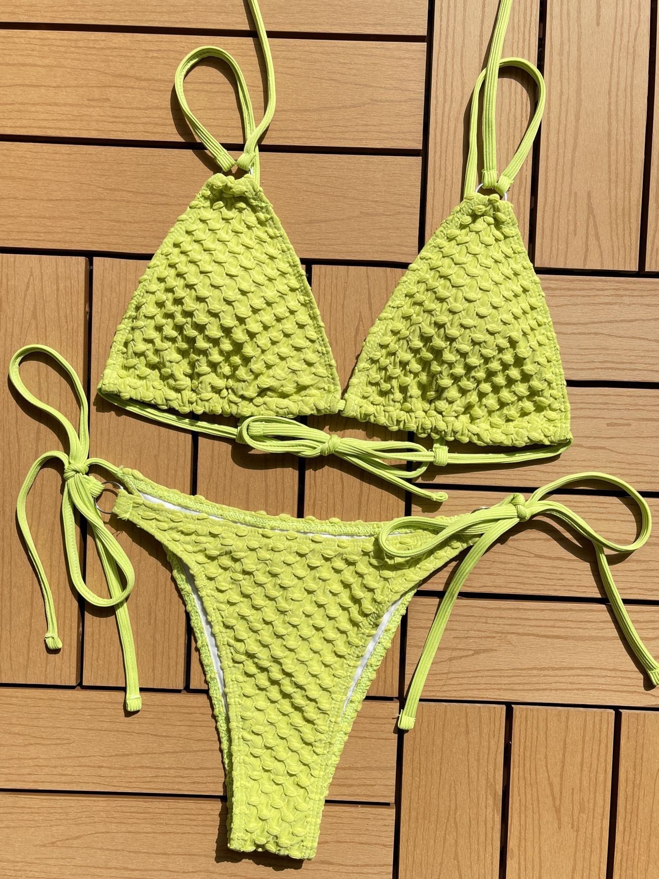 Costume da bagno bikini in stile fissione dinamico per la moda attivo in spiaggia