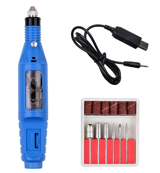 Easy to use Electronic Nail Art and Manicure Tool-Blue-Theone Apparel