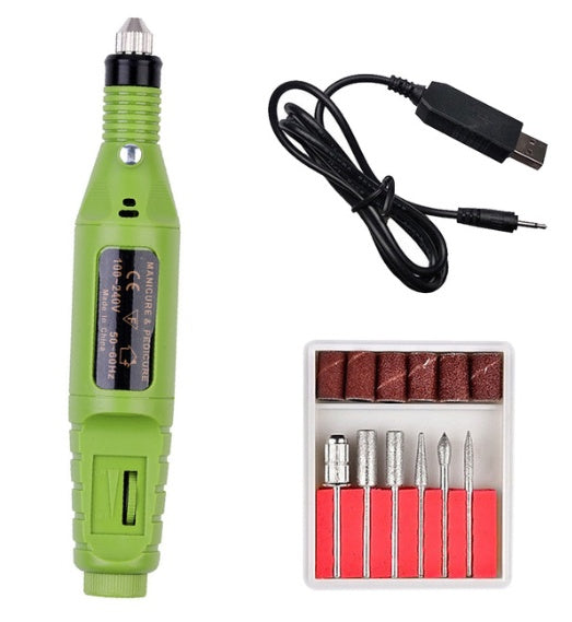 Easy to use Electronic Nail Art and Manicure Tool-Green-Theone Apparel
