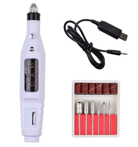 Easy to use Electronic Nail Art and Manicure Tool-White-Theone Apparel