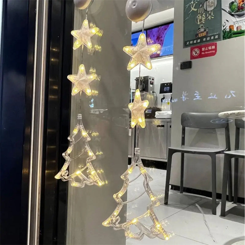 Elegant Winter Themed Star, Bell and Tree Hanging Decoration-Theone Apparel