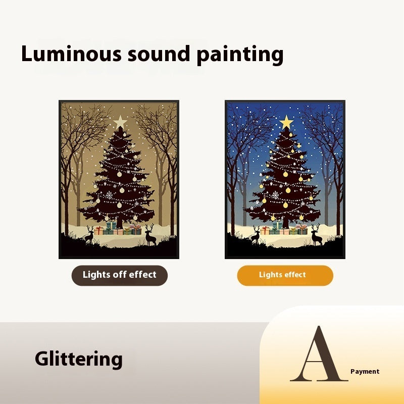 Festive 2-in-1 Christmas Tree Night Light & BlueTooth Speaker Holiday Decoration-Bluetooth Speaker-Theone Apparel