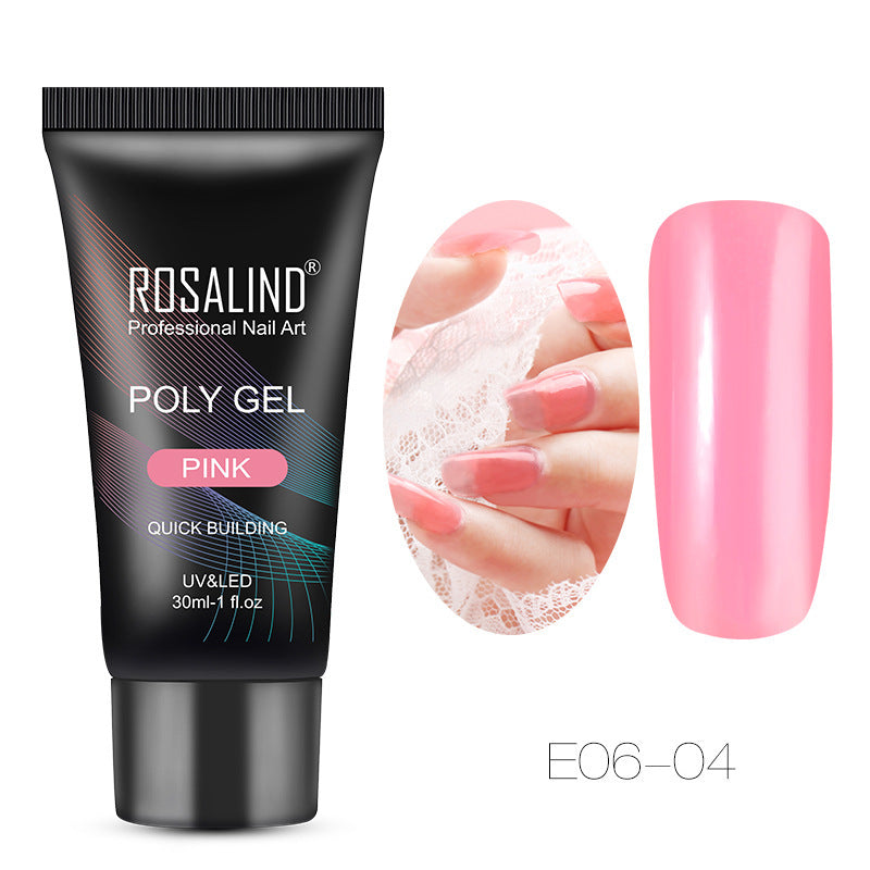 Nail Extension Poly Gel in Neutral Nude Shades-Style 4-Theone Apparel