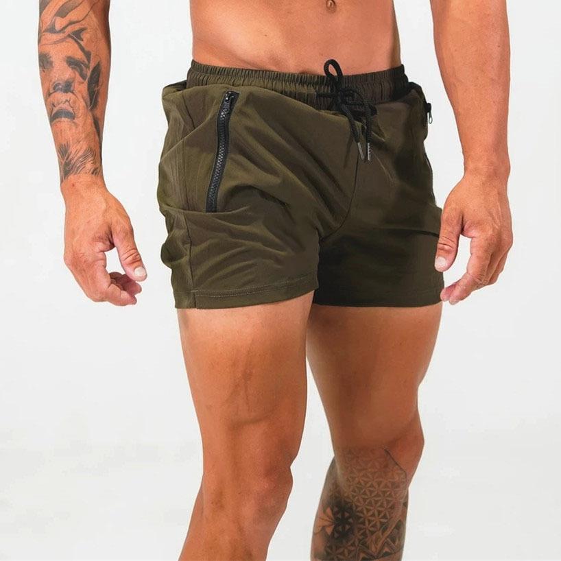 Shorts esportivos elegantes para atletas de verão de tendências