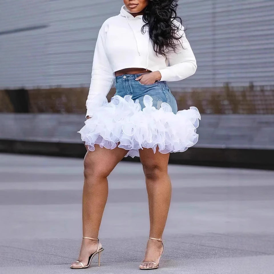 Plus Size Short Skirt For Confident Everyday Fashion-Theone Apparel