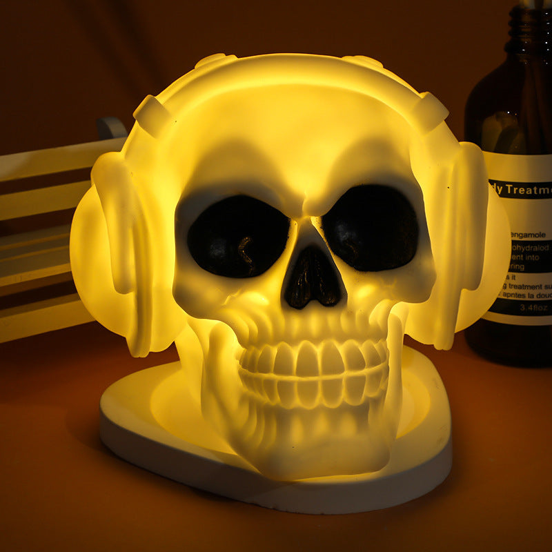 Skull, Pumpkin and Ghost Halloween Themed LED Night Light-Skull-Theone Apparel