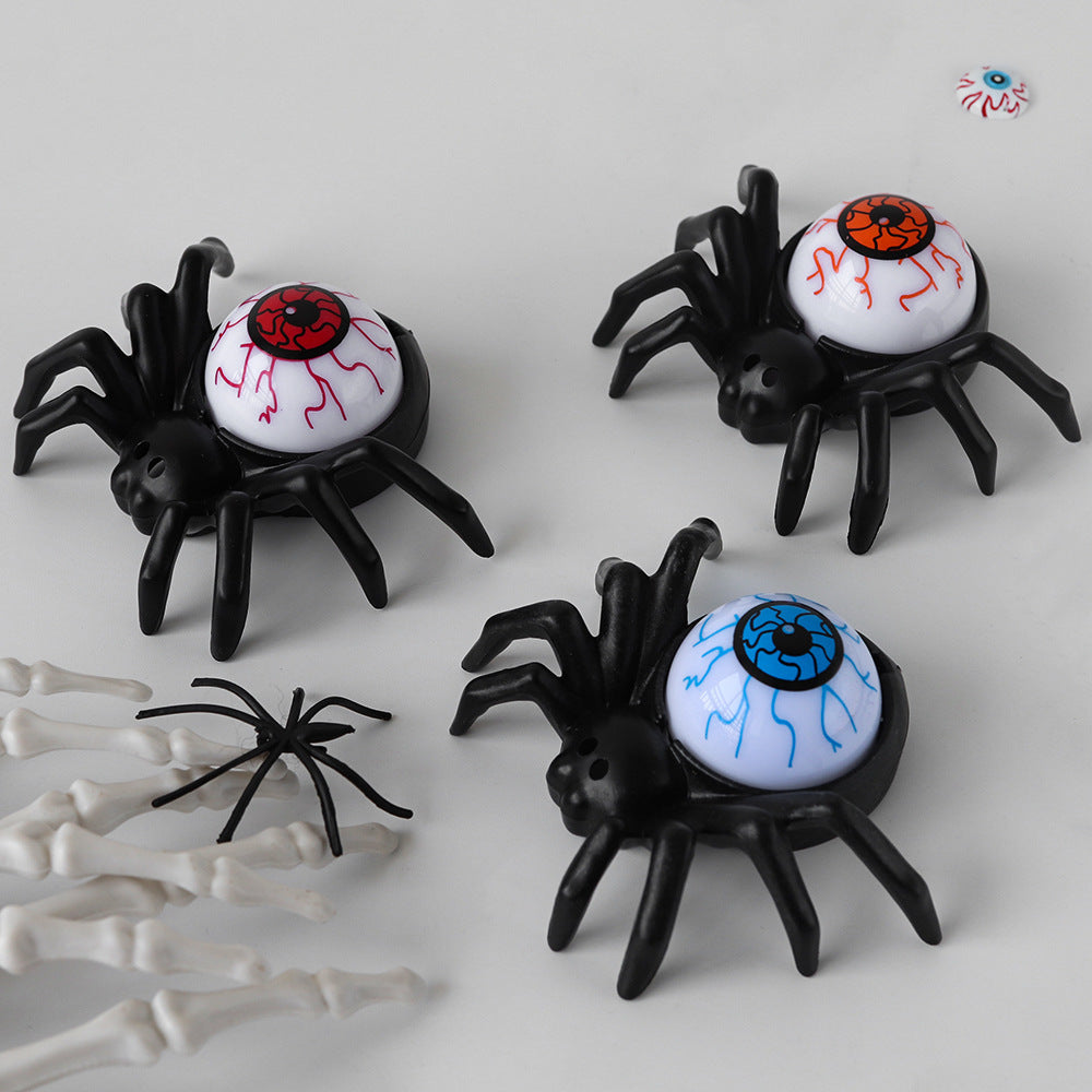 Spooky Disembodied Eyeball and Spider Lamp Table Decoration-Theone Apparel