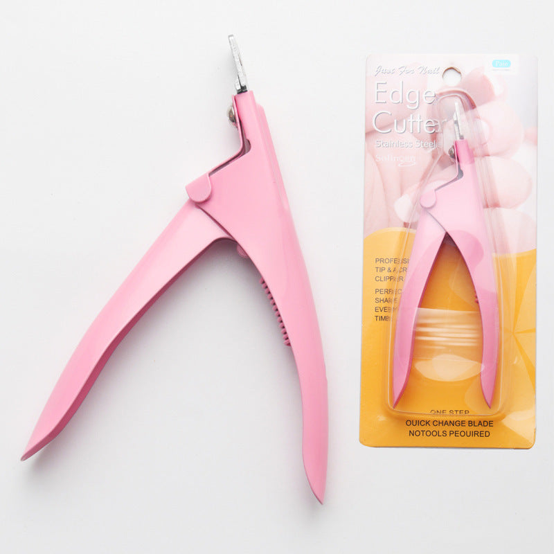 U-Shaped Nail Clipper and Trimmer for Easier Shaping-Pink-Theone Apparel