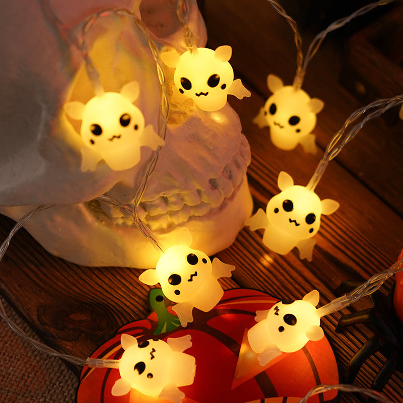 Whimsical Pumpkin Patch Orange String Lights for Halloween-Theone Apparel