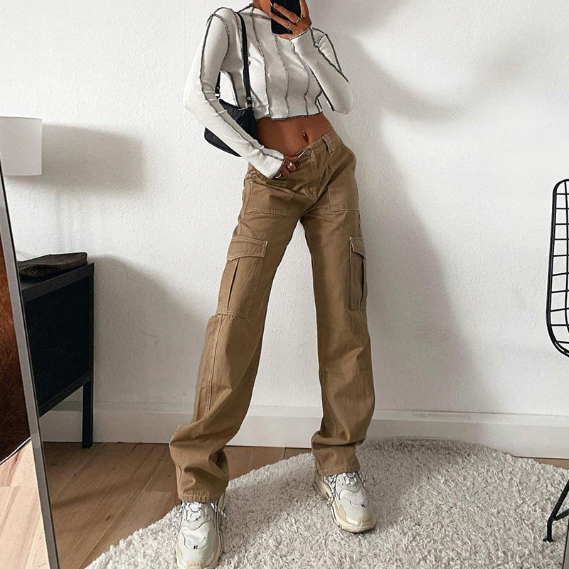 Mit Workwear-inspirierte Mehr-T-T-T-T-T-Hoch-T-Highlist-Jeans