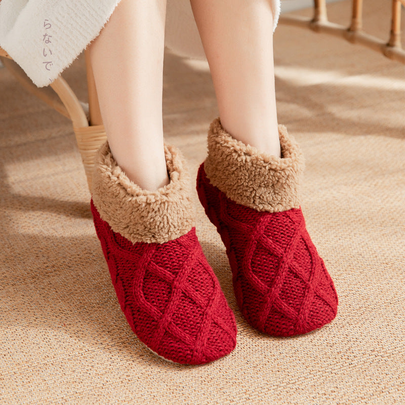 Super Soft Knit Style Slip On House Slippers in Various Colors