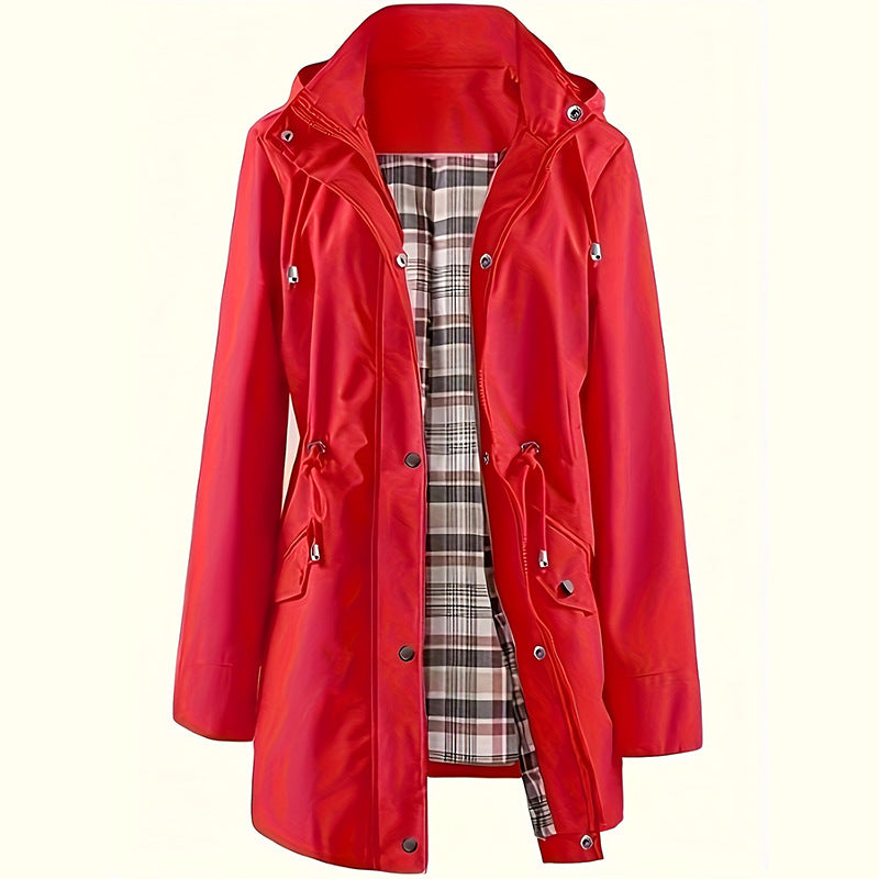 Lightweight Hooded Windbreaker Jacket For Active Outdoor Use And Travel