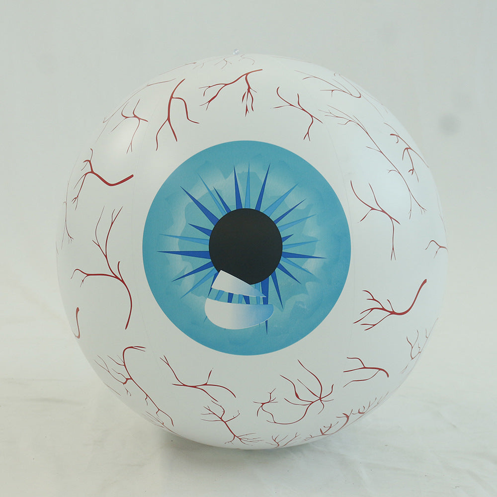 Inflatable PVC Eyeball Decorations with LED Light Inserts