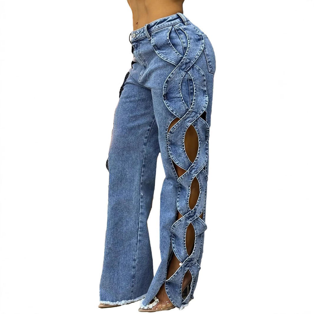 Denim S-Line Side Hollow con atractivo vanguardista
