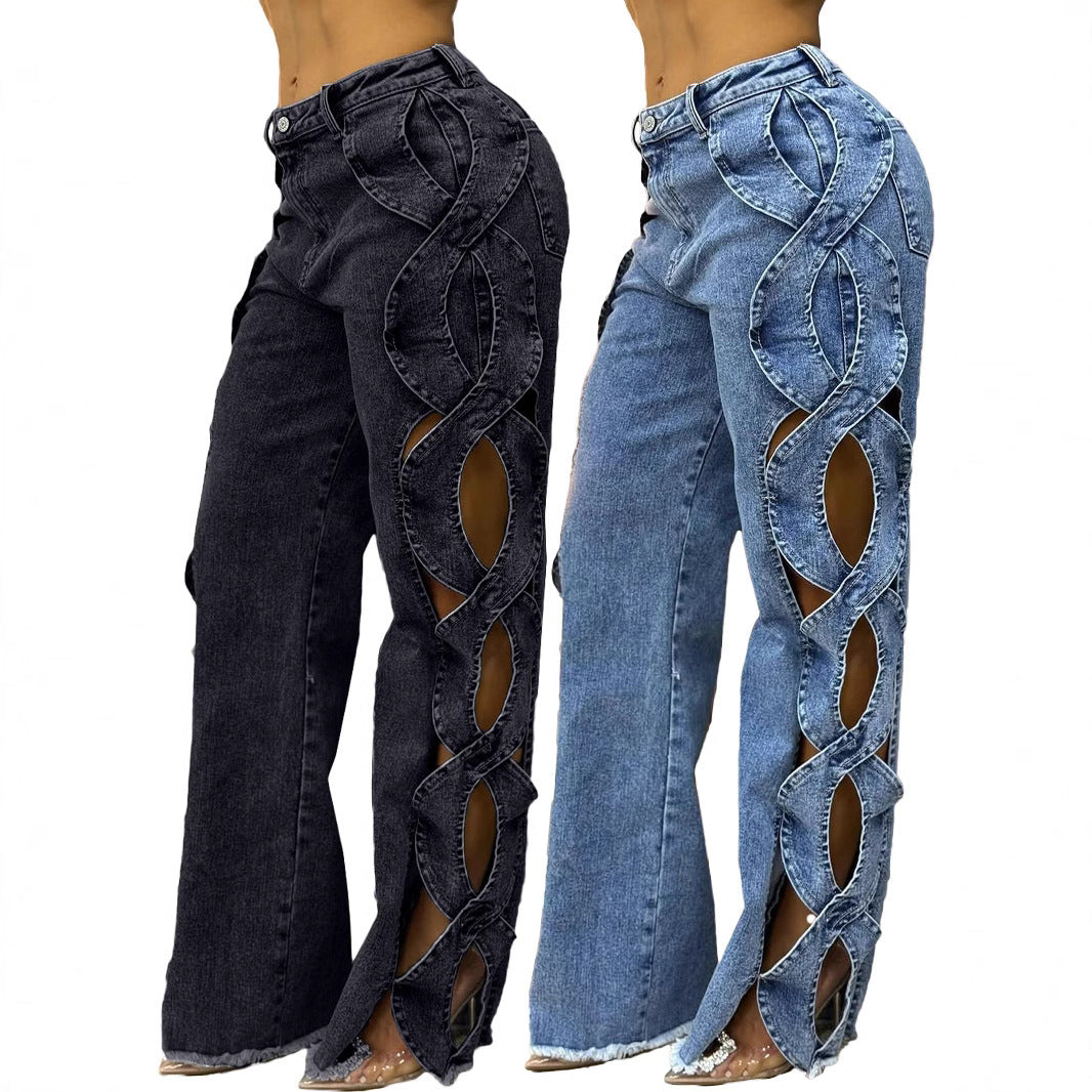 Denim S-Line Side Hollow con atractivo vanguardista