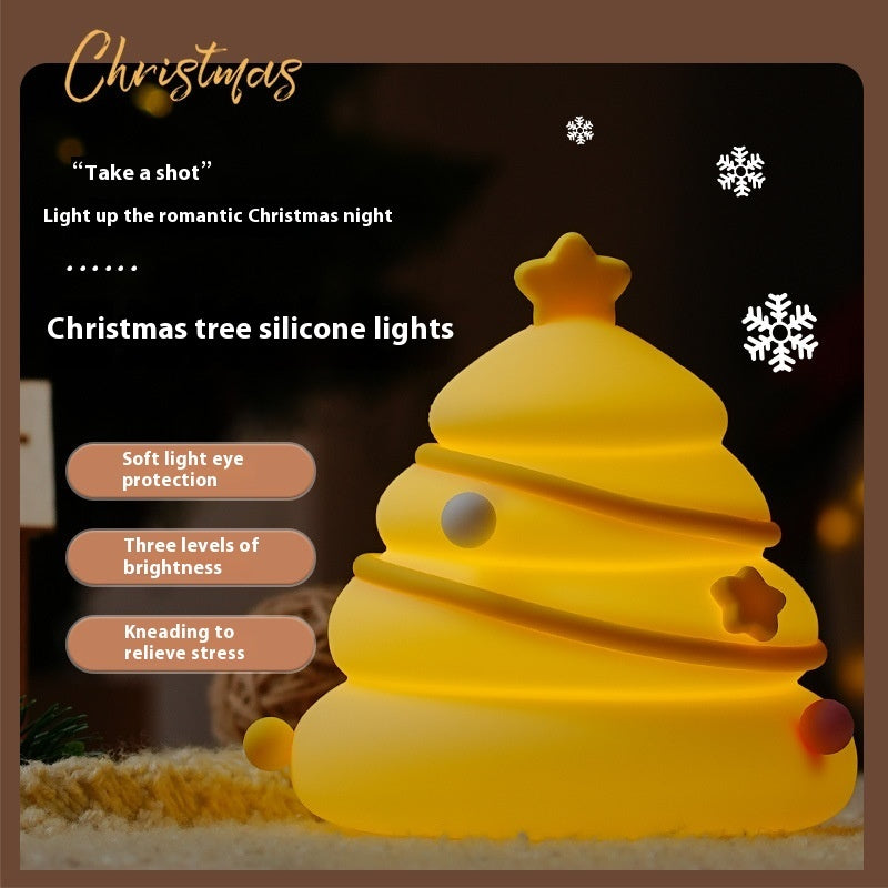 Kerstboom LED USB oplaadbaar Warm Glow Light-Up Night-Light in diverse stijlen