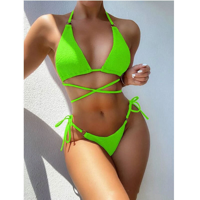 Women’s Split Bikini Swimsuit for Effortless Summer Chic