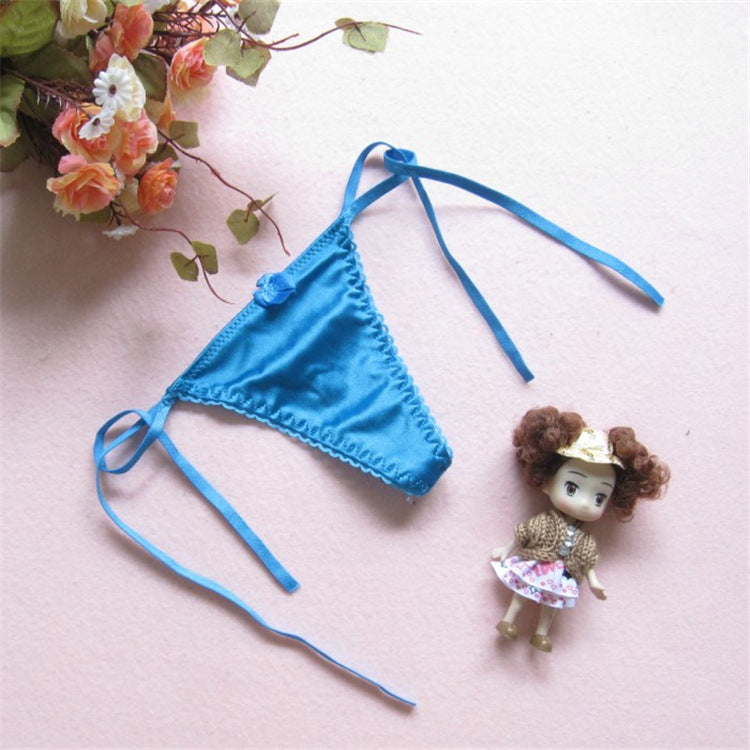 Semi Transparent Mesh Front High Waisted Thongs