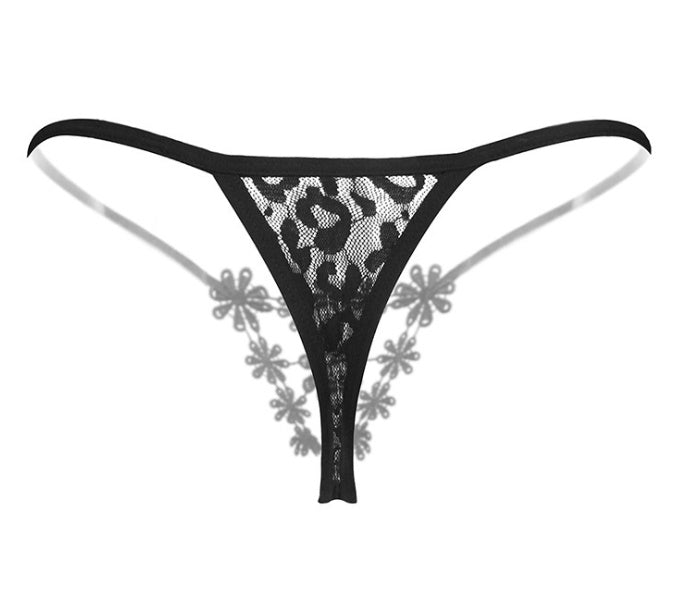 الزهور الجبهة G string panty