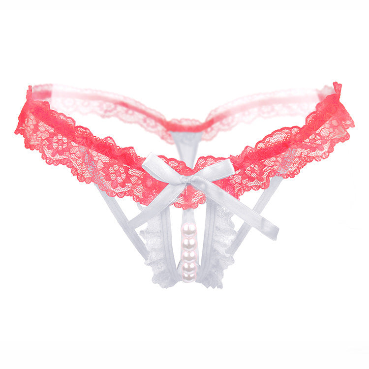 String in pizzo perlette G String