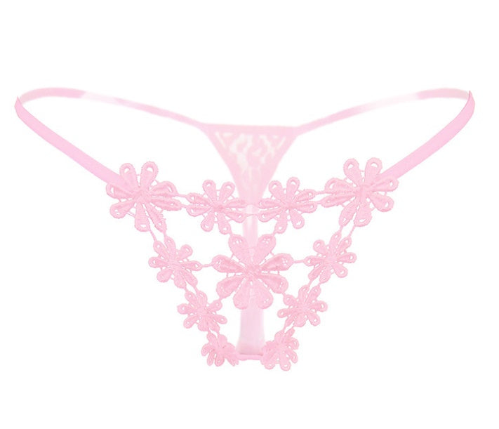 الزهور الجبهة G string panty