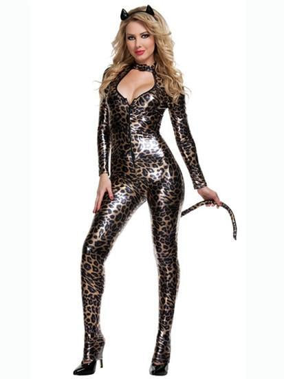 Costume d'Halloween au guépard sexy sauvage