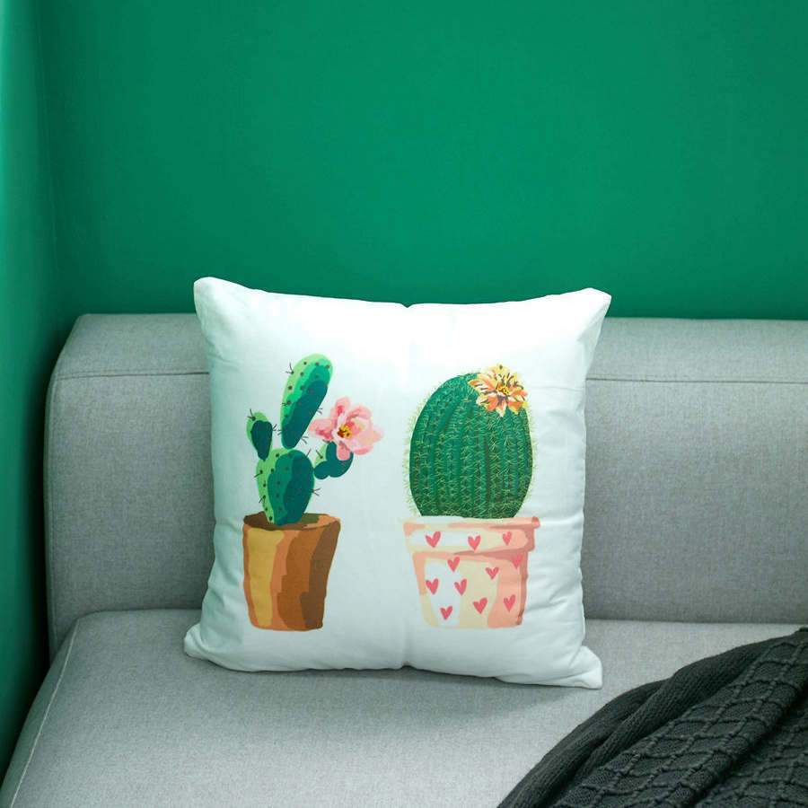 Cute Cactus Print Pillow Covers - Theone Apparel